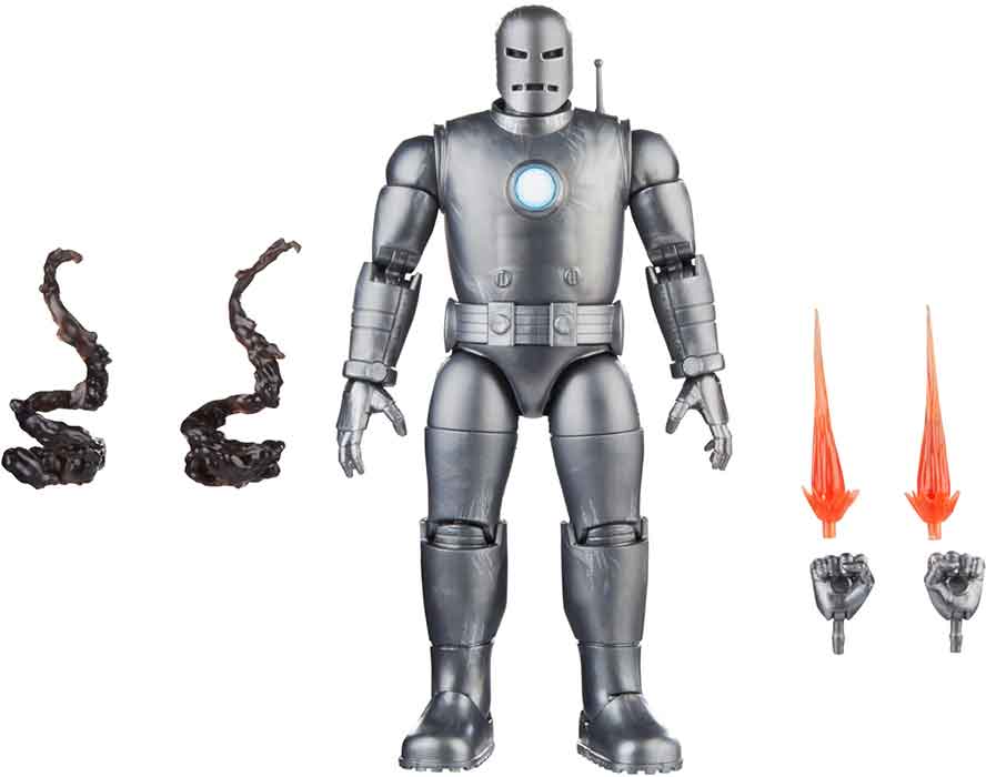 Marvel Legends 60th Anniversary 6 Inch Action Figure Avengers - Iron Man (Model 01) (Sub-Standard Packaging)