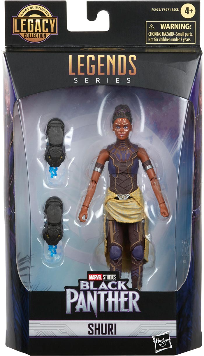 Marvel Legends Black Panther 6 Inch Action Figure Legacy - Shuri (Shelf Wear Packaging)