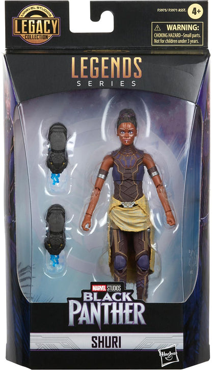 Marvel Legends Black Panther 6 Inch Action Figure Legacy - Shuri (Shelf Wear Packaging)