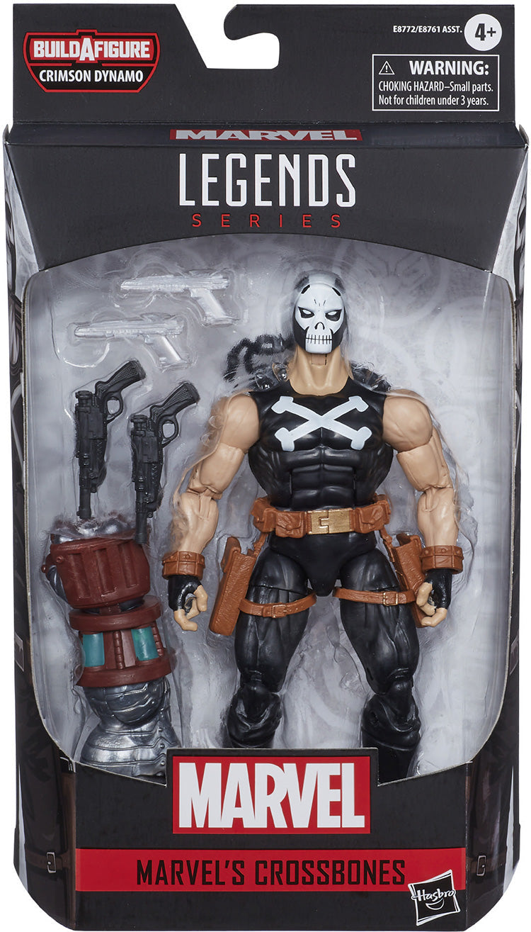 Marvel Legends Black Widow 6 Inch Action Figure BAF Crimson Dynamo - Crossbones (Sub-Standard Packaging)
