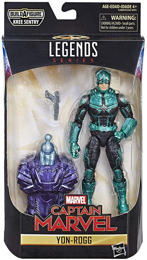 Marvel Legends Captain Marvel 6 Inch Action Figure BAF Kree Sentry - Yon-Rogg (Shelf Wear Packaging)