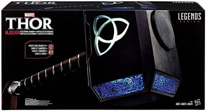 Marvel Legends Gear Prop Replica 19 Inch Thor Ragnarok - Mjolnir Electronic Hammer Reissue (Open Box Shelf Wear Packagin)