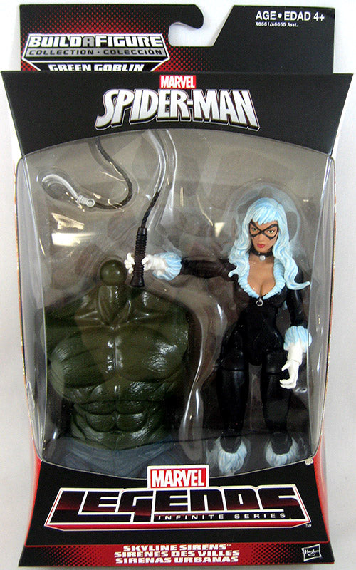 Marvel Legends Spider-Man 6 Inch Action Figure Green Goblin Series - Black cat