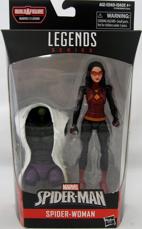 Marvel Legends Spider-Man 6 Inch Action Figure BAF Lizard - Spider-Woman (Shelf Wear Packaging)