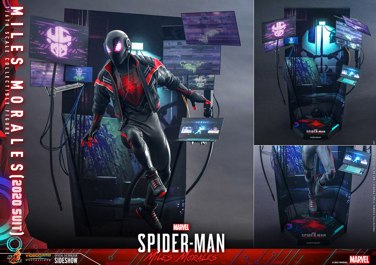 Marvel’s Spider-Man Miles Morales 12 Inch Action Figure 1/6 Scale - Miles Morales (2020 Suit) Hot Toys 907835