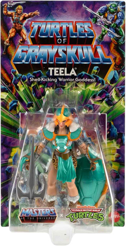 Masters Of The Universe Teenage Mutant Ninja Turtles Origins 6 Inch Action Figure Turtles Of Grayskull Wave 3 - Teela