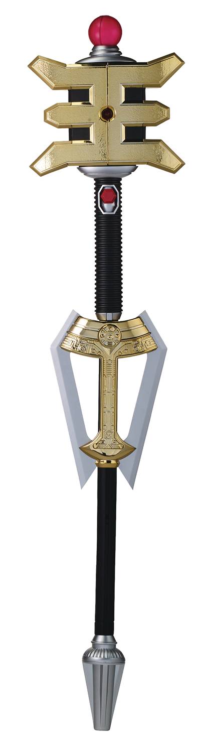 Mighty Morphin Power Rangers Life Size Accessory Legacy Series - Zeo Golden Power Staff (Sub-Standard Packaging)