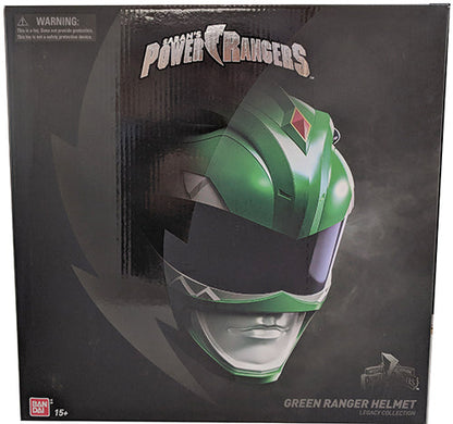 Mighty Morphin Power Rangers Life Size Helmet Legacy Series - Green Ranger Helmet (Sub-Standard Packaging)