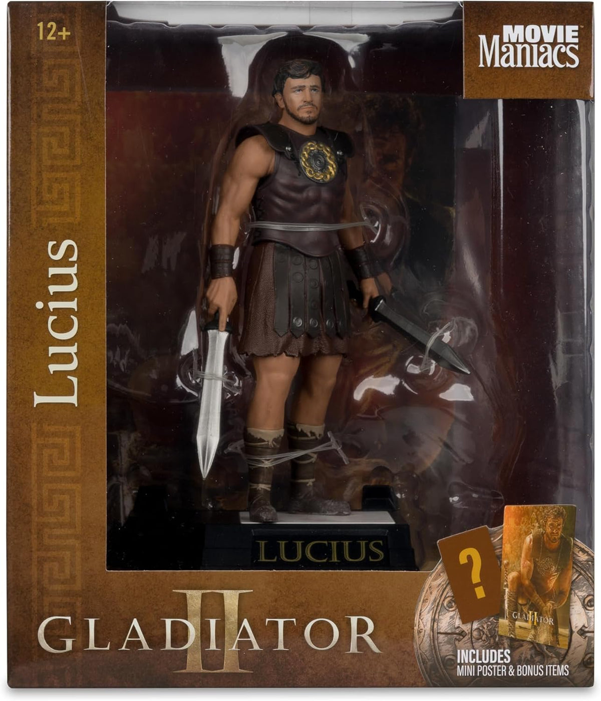 Movie Maniacs Gladiator II 7 Inch Statue Figure 1/10 Scale Posed Scene - Lucius