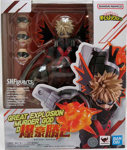My Hero Academia 6 Inch Action Figure S.H. Figuarts - Katsuki Bakugou (Shelf Wear Packaging)