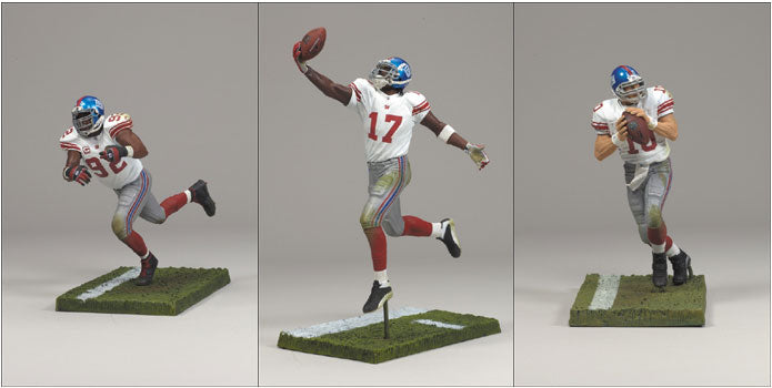 NFL Legends Action Figures Box Set: New York Giants Box 3-pack (Sub-Standard Packaging)