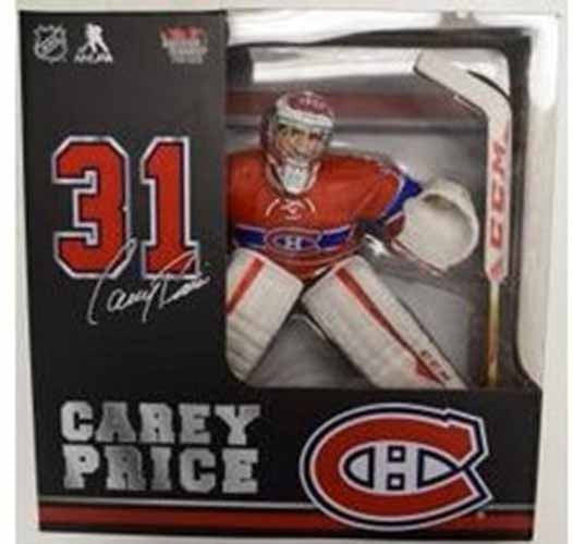 NHL Hockey 12 Inch Static Figure 2016-2017 Deluxe - Carey Price Red Jersey