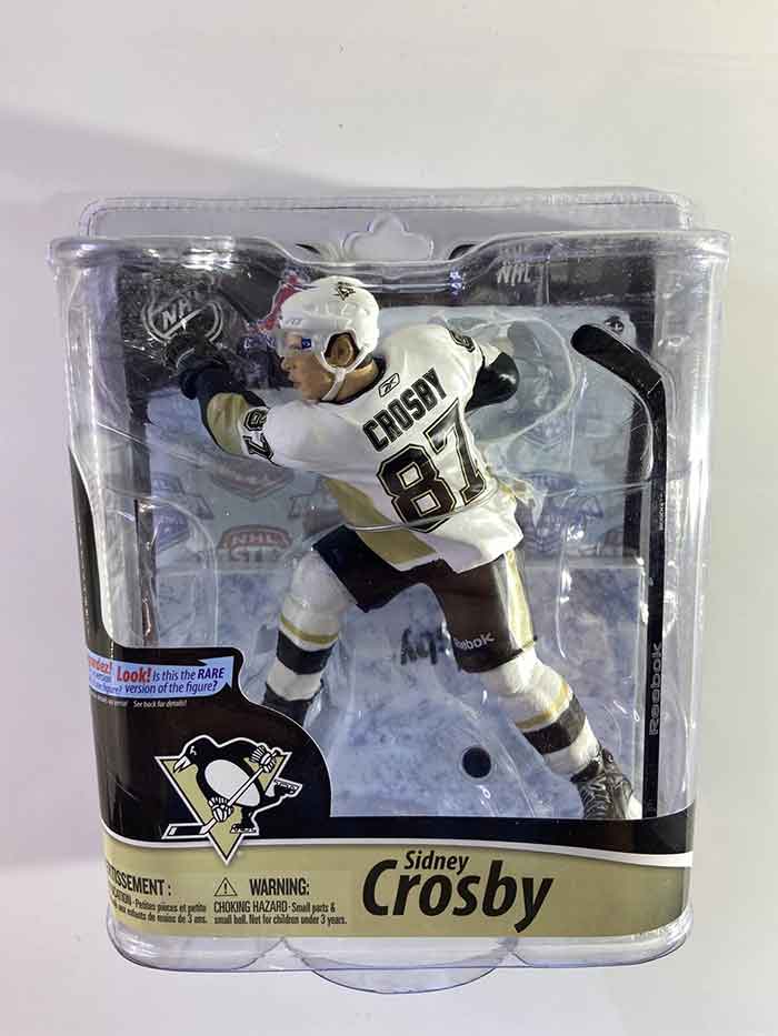 NHL Hockey SportsPicks 6 Inch Static Figure Series 28 - Sidney Crosby White Jersey Bronze Level Variant