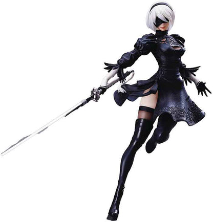 Nier Automata 10 Inch Static Figure FORM-ISM - 2B (YoRHha No. 2 Type B) With Goggles