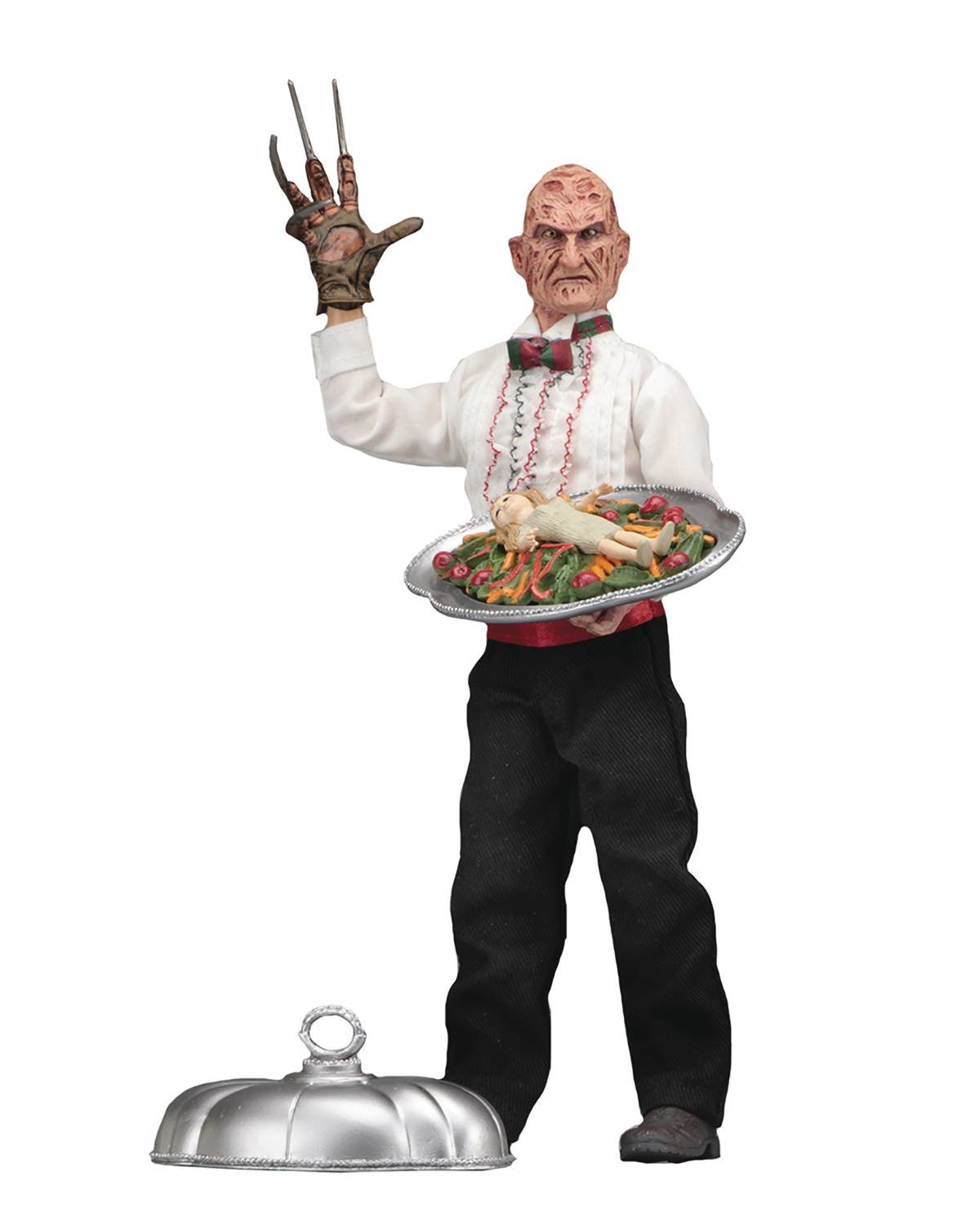 Nightmare on Elm Street 8 Inch Action Figure Clothed Series - Part 5 Chef Freddy (Shelf Wear Packaging)