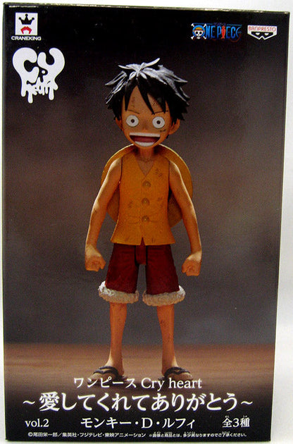 One Piece 5 Inch Static Figure Cry Heart Series - Luffy Vol. 2 (Sub-Standard Packaging)