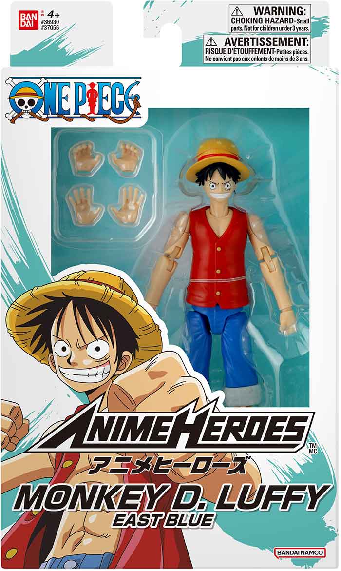 One Piece 6 Inch Action Figure Anime Heroes - Monkey D. Luffy East Blue