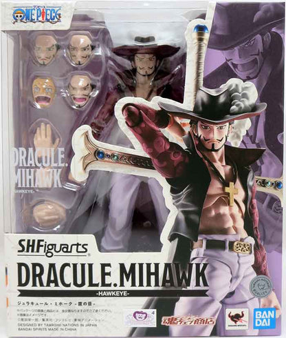 One Piece 6 Inch Action Figure S.H. Figuarts Exclusive - Dracule Mihawk Hawkeye