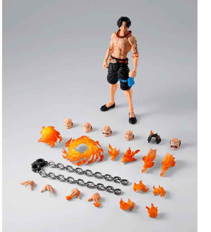 One Piece 6 Inch Action Figure S.H. Figuarts Exclusive - Portgas D. Ace Marineford (Pre-Order Ships April 2027)
