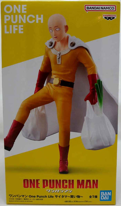 One Punch Man 7 Inch Static Figure - Saitama With Grocery Bag