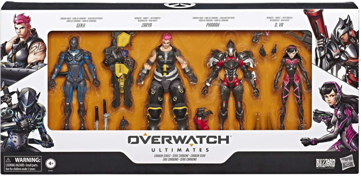 Overwatch 6 Inch Action Figure Box Set - Ultimates (Genji - Zarya - Pharah - D.Va) (Shelf Wear Packaging)