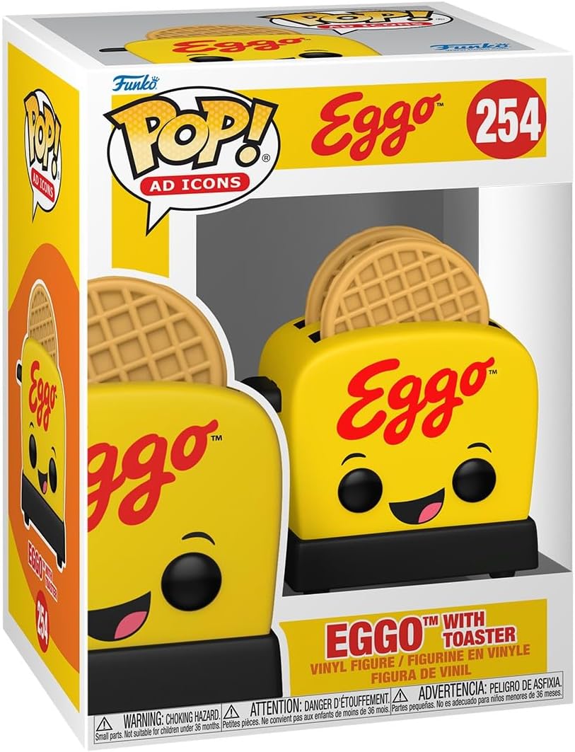 Pop Ad Icons Eggo 3.75 Inch Action Figure - Eggo with Toaster #254
