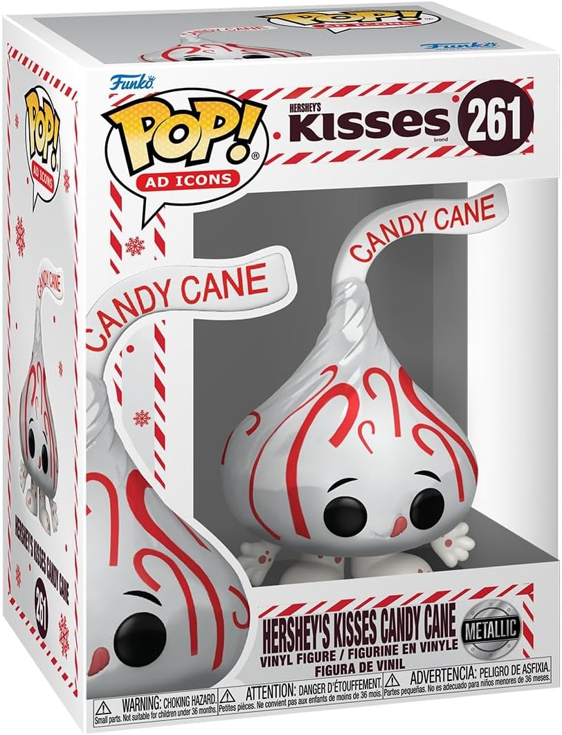 Pop Ad Icons Hershey's Kisses 3.75 Inch Action Figure - Hershey's Kisses Candy Cane #261