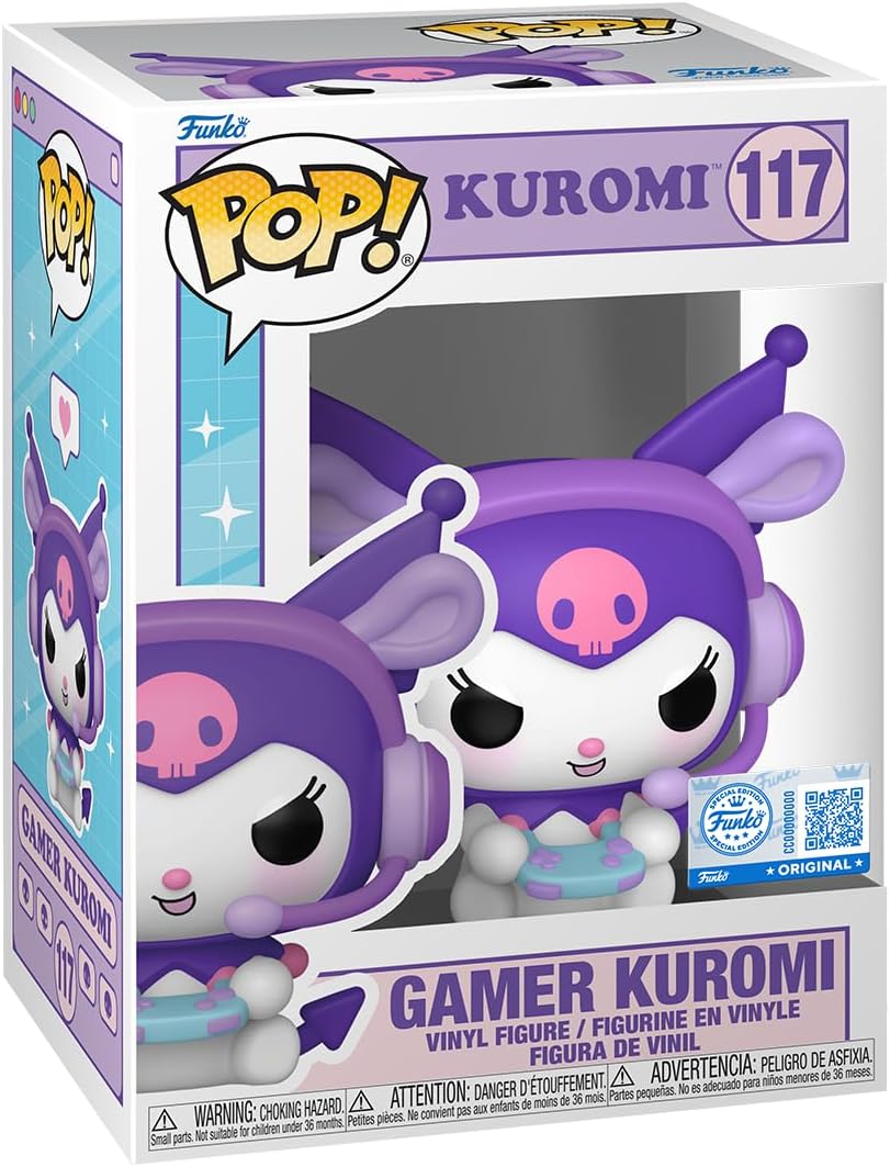 Pop Animation Kuromi 3.75 Inch Action Figure Exclusive - Gamer Kuromi #117