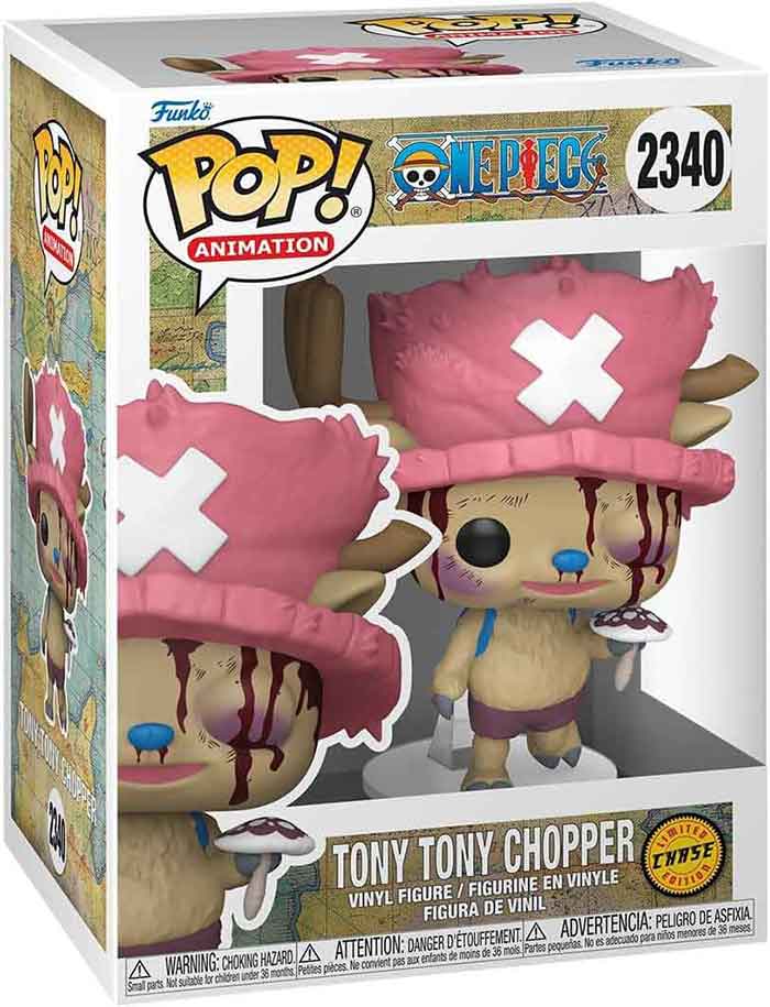 Pop Animation One Piece 3.75 Inch Action Figure Exclusive - Bloody Tony Tony Chopper #2340 Chase