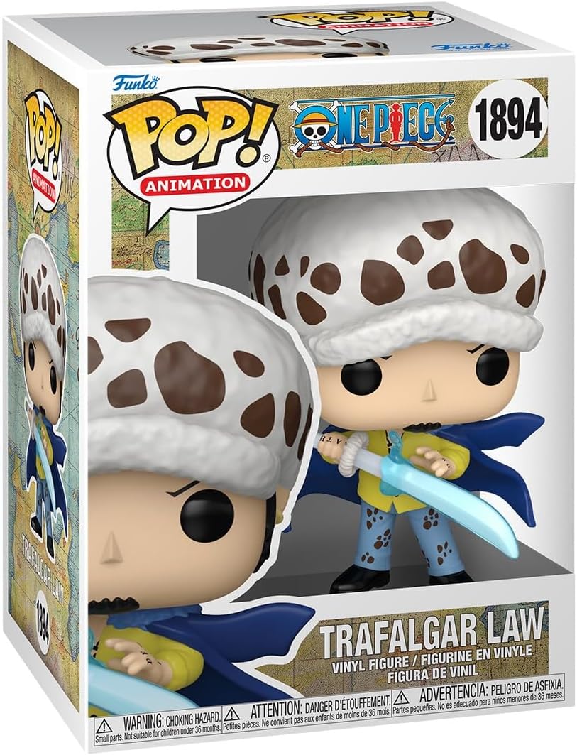 Pop Animation One Piece 3.75 Inch Action Figure - Trafalgar Law #1894