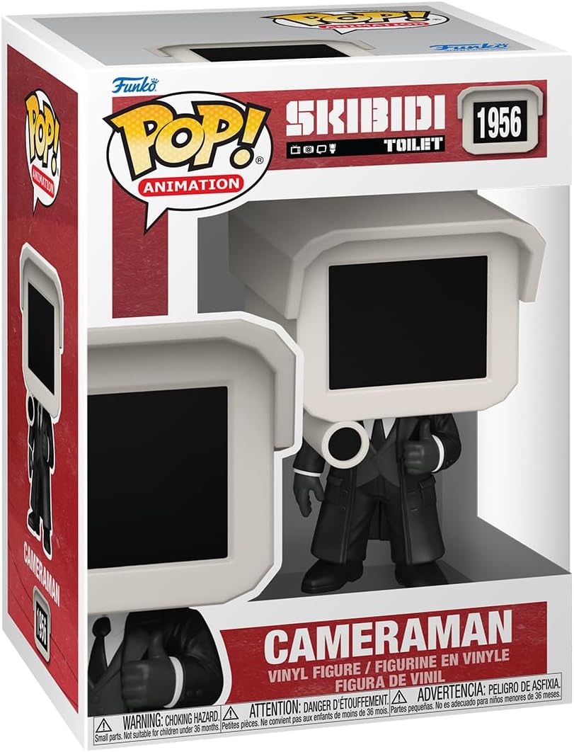 Pop Animation Skibidi Toilet 3.75 Inch Action Figure - Cameraman #1956