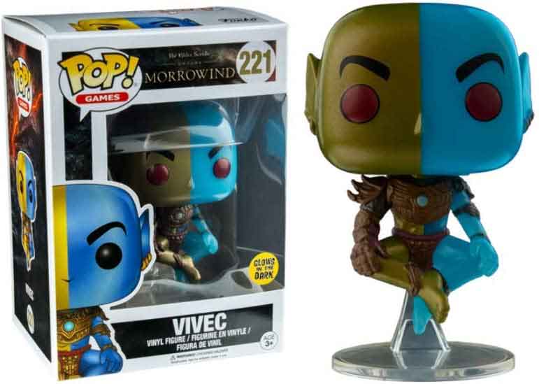 Pop Games Morrowind 3.75 Inch Action Figure - Vivec #221 (Sub-Standard Packaging)