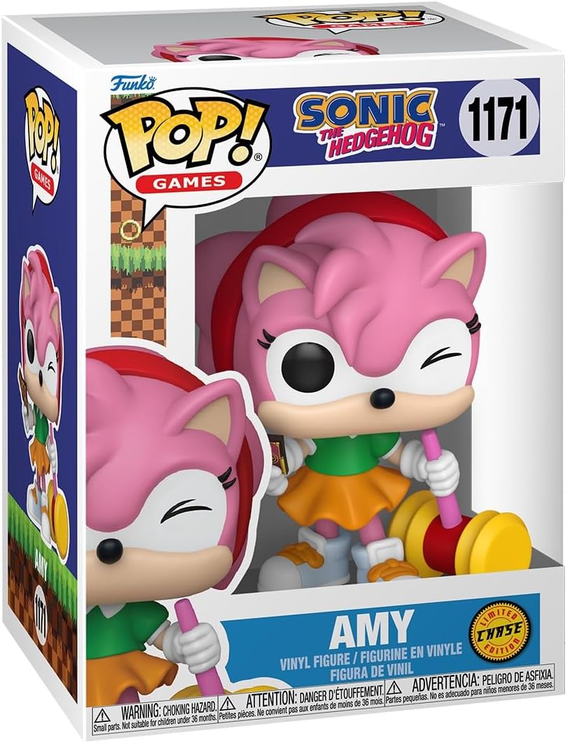Pop Games Sonic The Hedgehog 3.75 Inch Action Figure Exclusive - Amy #1171 Chase