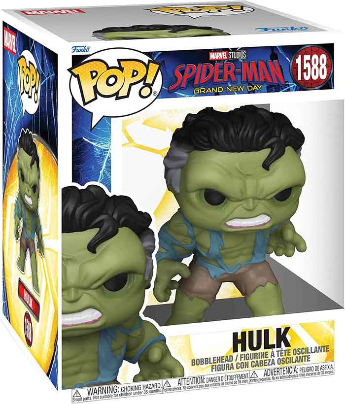 Pop Marvel Spider-Man Brand New Day 6 Inch Action Figure Deluxe - Hulk #1588