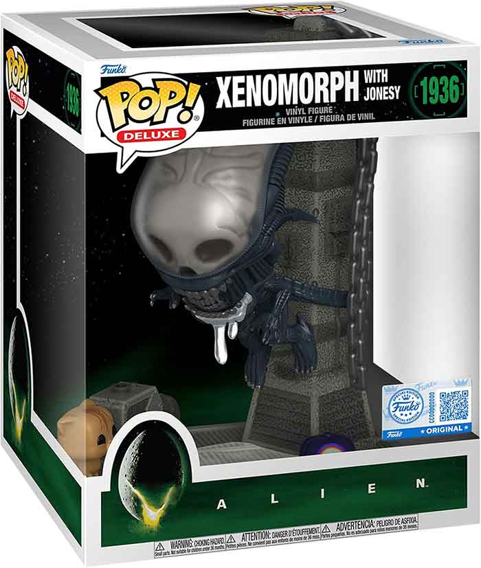 Pop Movies Alien 3.75 Inch Action Figure Deluxe - Alien with Jonesy #1936