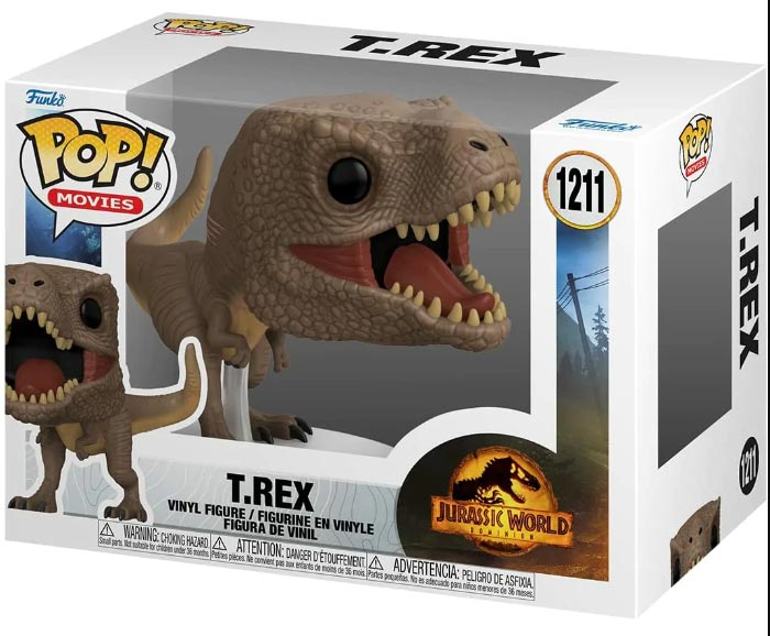 Pop Movies Jurassic World 3.75 Inch Action Figure - T-Rex #1211 (Sub-Standard Packaging)