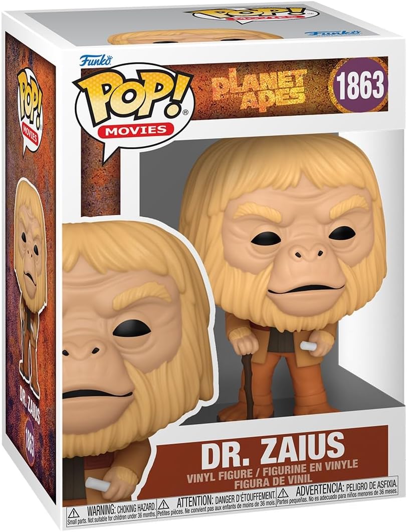 Pop Movies Planet of The Apes 3.75 Inch Action Figure - Dr. Zaius #1863 (Sub-Standard Packaging)