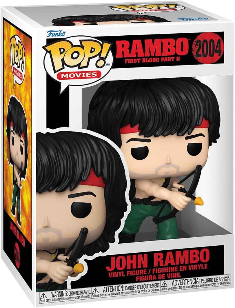 Pop Movies Rambo First Blood Part II 3.75 Inch Action Figure - John Rambo #2004