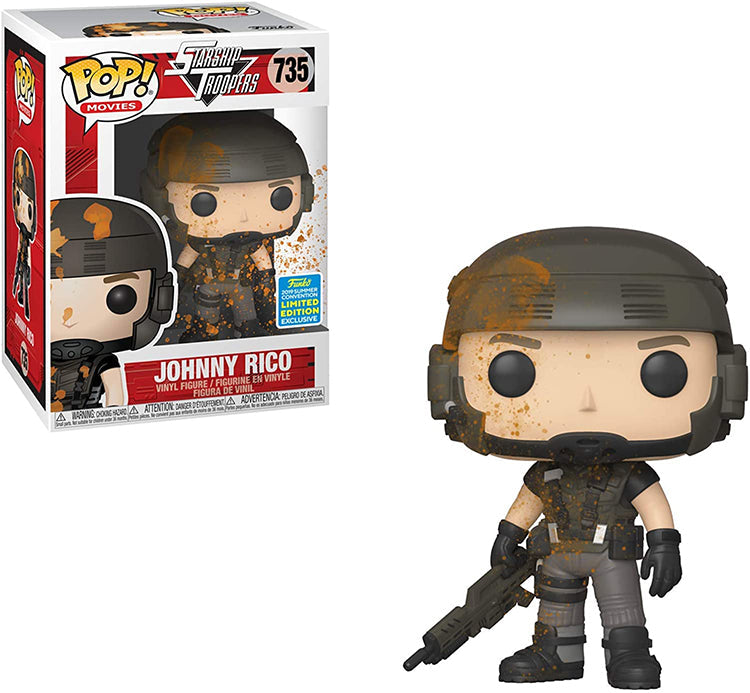 Pop Movies 3.75 Inch Action Figure Starship Troopers - Johnny Rico Muddy #735 Exclusive