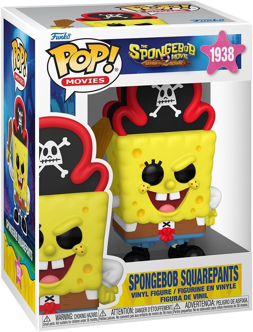 Pop Movies The Spongebob Movie 3.75 Inch Action Figure - Spongebob Squarepants Pirate #1938
