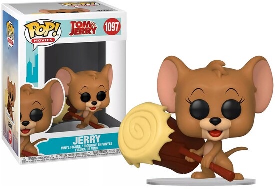 Pop Movies Tom & Jerry 3.75 Inch Action Figure - Jerry #1097 (Sub-Standard Packaging)