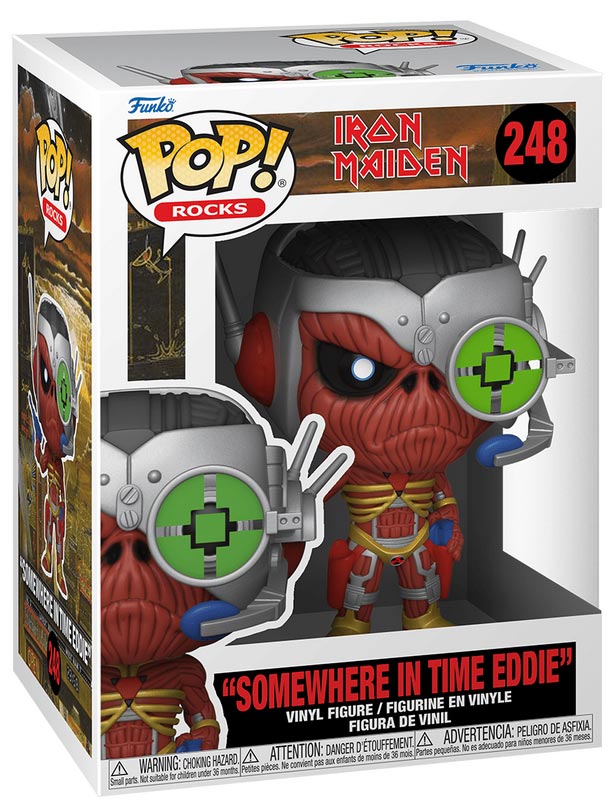 Pop Rocks Iron Maiden 3.75 Inch Action Figure - Somewhere In Time Eddie #248