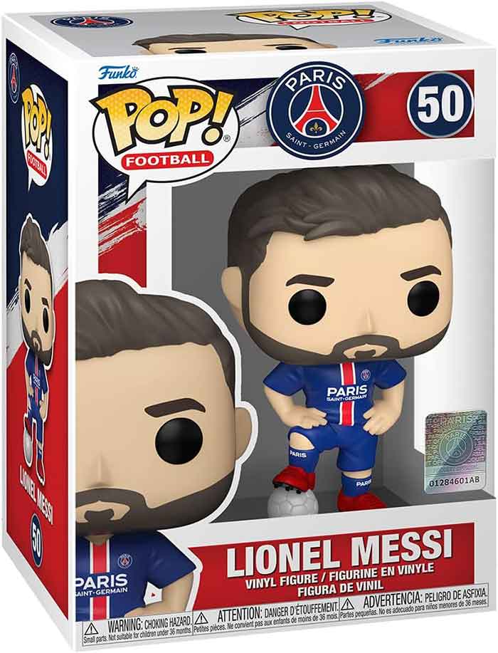 Pop Sports Football Soccer 3.75 Inch Action Figure - Lionel Messi #50 (Sub-Standard Packaging)