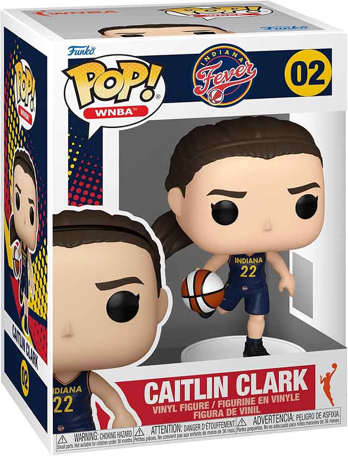 Pop Sports WNBA Basketball 3.75 Inch Action Figure - Caitlin Clark #02