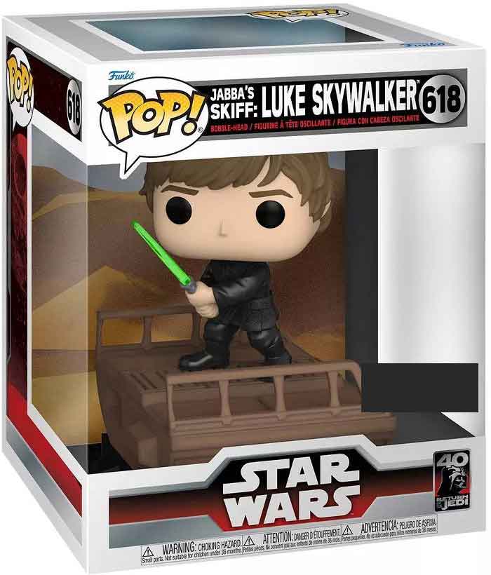 Pop Star Wars 3.75 Inch Action Figure Deluxe Exclusive - Jabba's Skiff Luke Skywalker #618