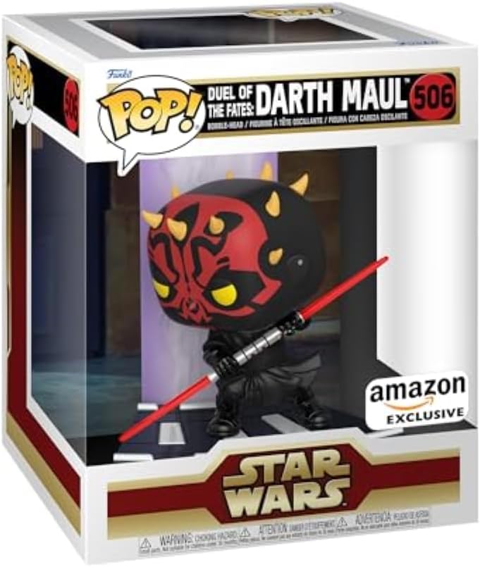 Pop Star Wars Duel of The Fates 3.75 Inch Action Figure Deluxe - Darth Maul #506