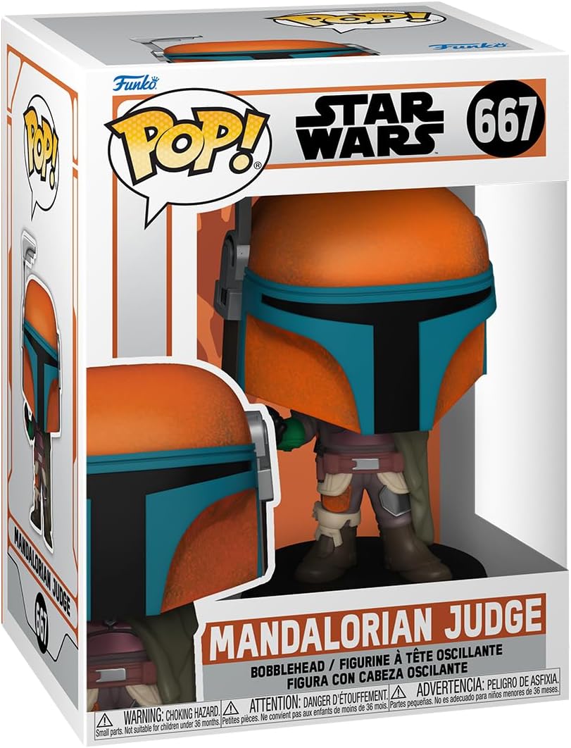 Pop Star Wars 3.75 Inch Action Figure - Mandalorian Judge #667 (Shelf Wear Packaging)