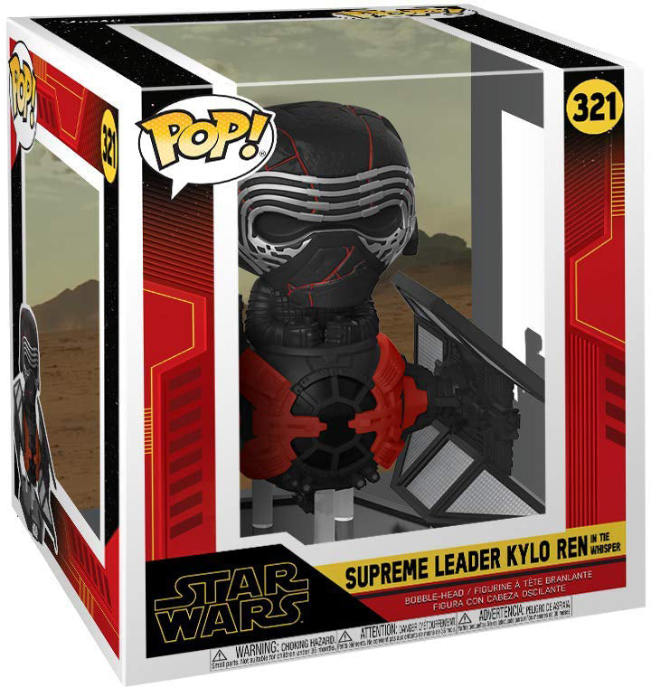 Pop Star Wars 3.75 Inch Action Figure Star Wars Rise Of Skywalker - Supreme Leader Kylo Ren In The Whisper #321 (Sub-Standard Packaging)