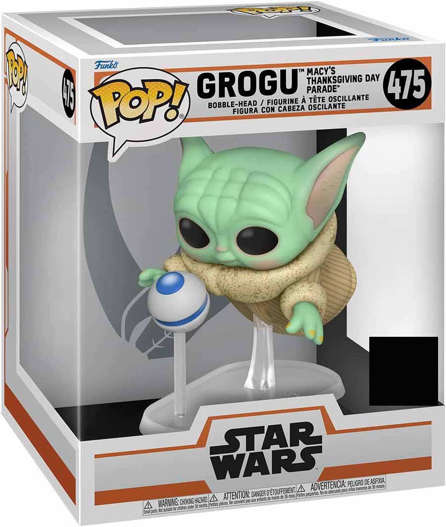 Pop Star Wars The Mandalorian 6 Inch Action Figure Deluxe Exclusive - Grogu Macy's Thanksgiving Day Parade