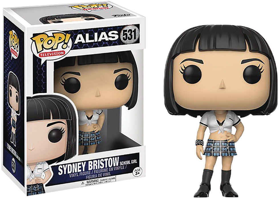 Pop Television Alias 3.75 Inch Action Figure   - Sydney Bristow School Girl #531